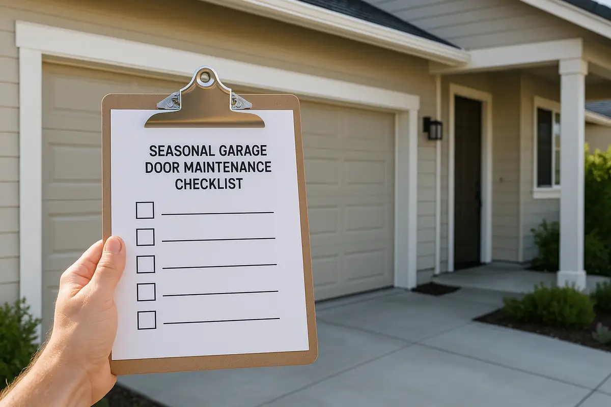 Seasonal Garage Door Maintenance Checklist for Redwood City Residents