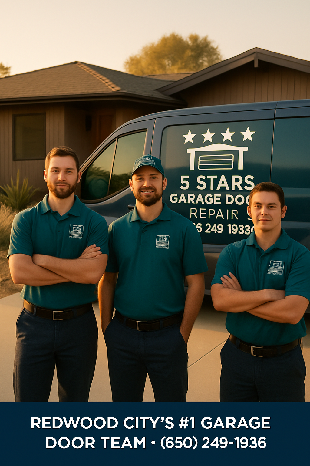 Our professional team at 5 Stars Garage Door Repair