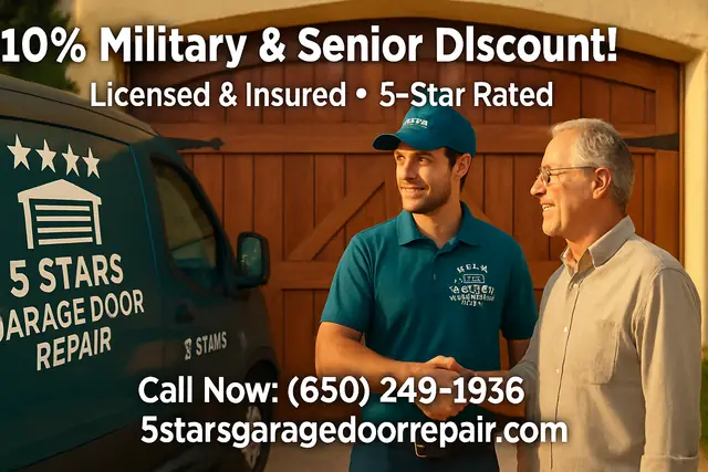 5 Stars Garage Door Repair technicians