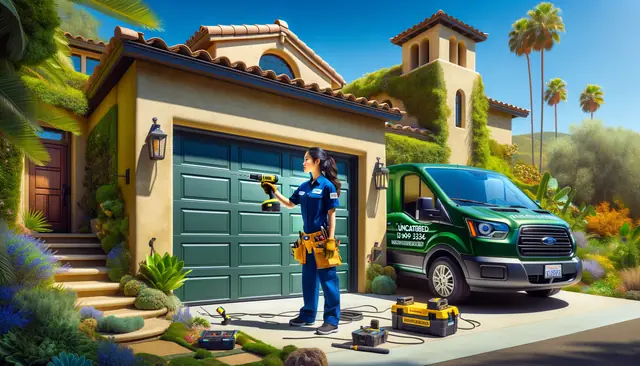 Garage Door Spring Repair — Redwood City