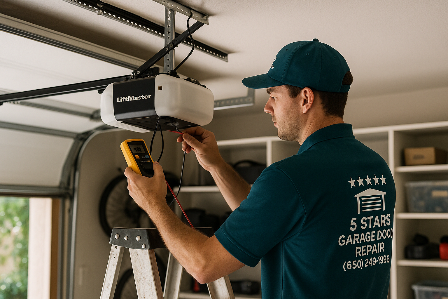 Garage Door Opener Repair in Redwood City