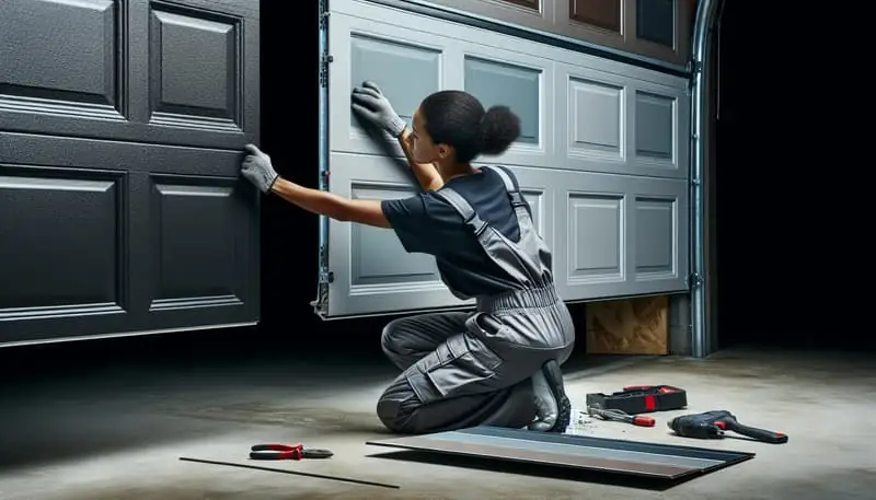 Garage Door Panel Replacement — Foster City