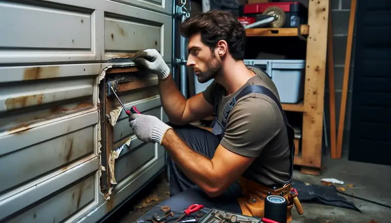 Garage Door Panel Replacement — Adobe Corner