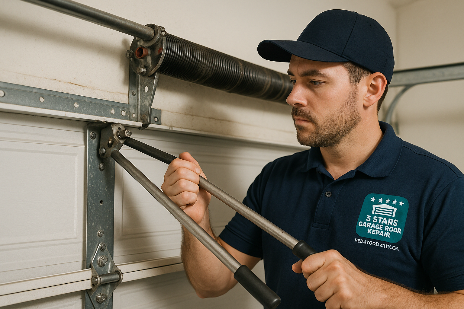 Garage Door Spring Repair in Redwood City