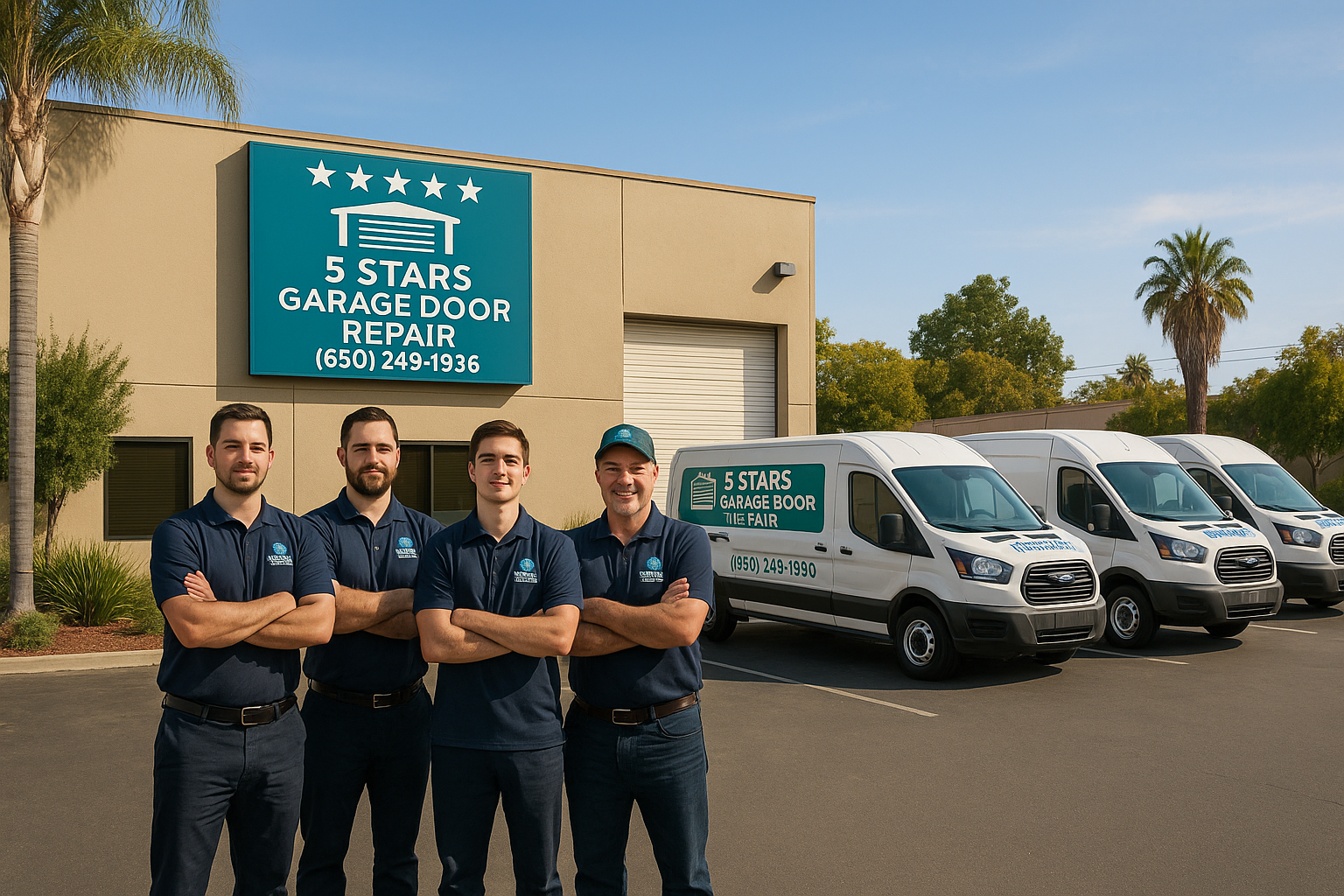 Professional garage door service in Redwood City