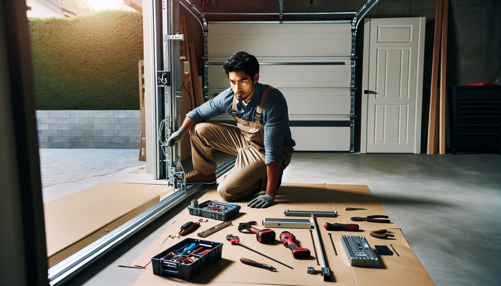 Our professional garage door roller replacement process