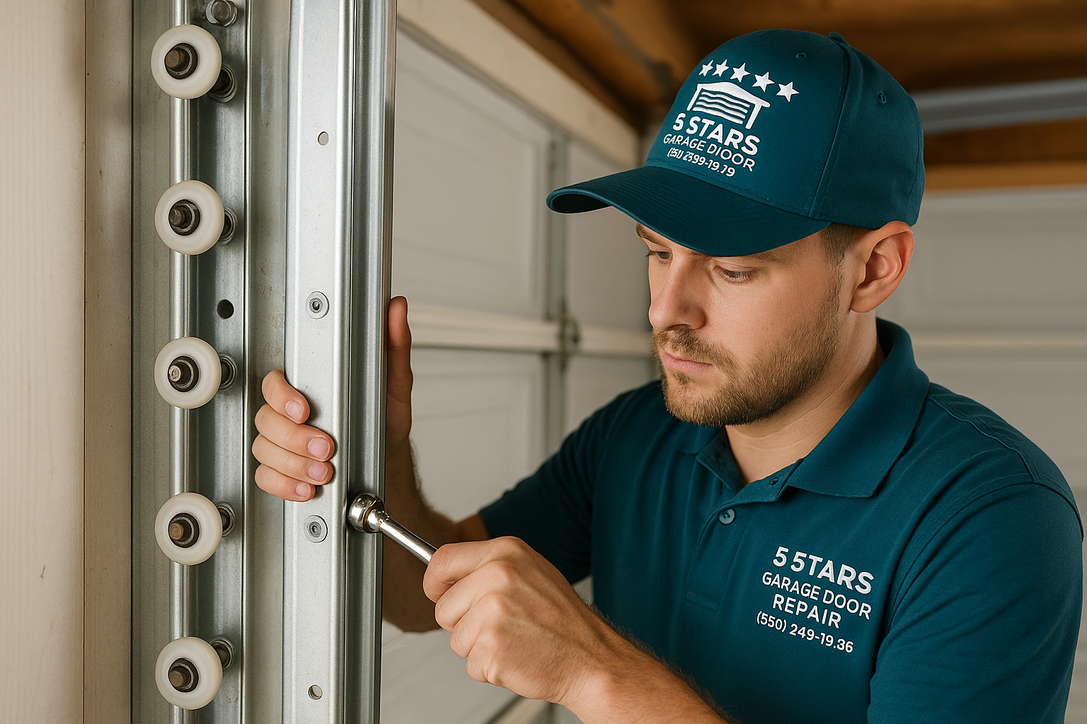 Garage Door Track Repair in Redwood City