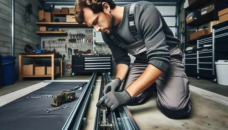Garage Door Track Repair in Decoto