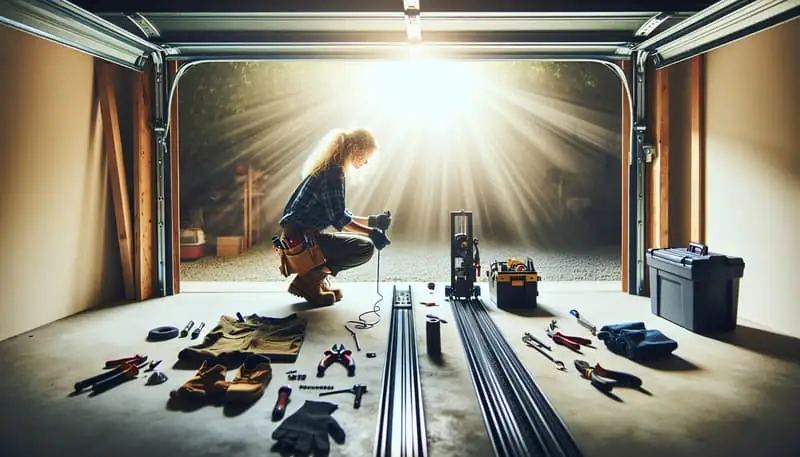 Garage Door Track Repair — Decoto