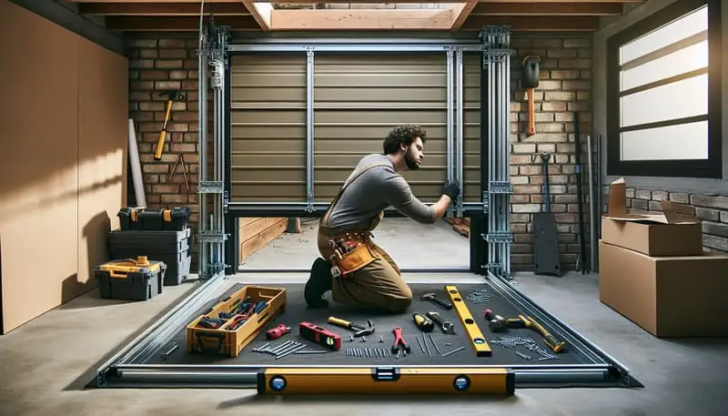 Garage Door Track Repair — Adobe Corner